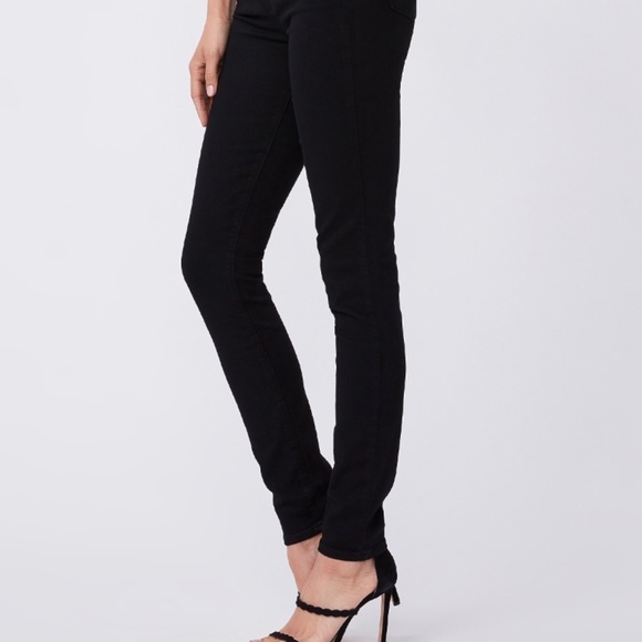 Paige Verdugo Ultra Skinny - Black Shadow Jeans Size 28 made in USA - Picture 5 of 11